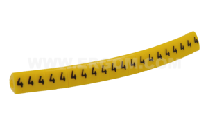 Oznaczniki kablowe, OZ-1/3/"4" , fi.1-2,5mm (opk=100szt)