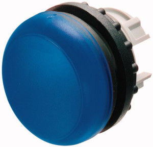 Główka lampki sygnalizacyjnej 22mm płaska niebieska, M22-L-B; 216775, EATON ELECTRIC