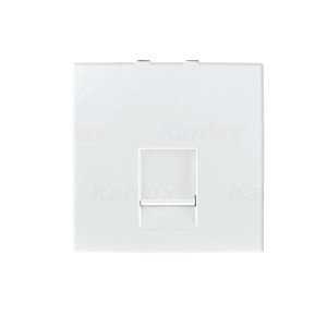 Gniazdo K45 komputerowe pojedyncze 45x45 (RJ45Cat 5e), m45 BIURO BIURO 04-1395-102 bi