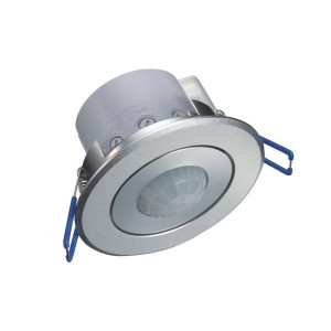 Czujnik ruchu 360st. IP20, 1200W, aluminium, do sufitów podwieszanych, regulacja położenia sensora