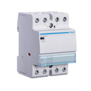 Stycznik 24VAC 4NO 63A AC-7a/b modułowy 3M; ESD463, HAGER