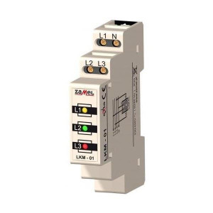 Wskaźnik zasilania 230V/400V LED LKM-01-40; ZAMEL