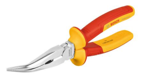 Szczypce długie zagięte 40° 200mm VDE, 1.600.A02.NE4, BOSCH