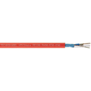 Kabel telekomunikacyjny HTKSHekw 1x2x0,8 FE180/PH90/E90 ognioodporny, bezhalogenowy; 1639 001 23, TECHNOKABEL