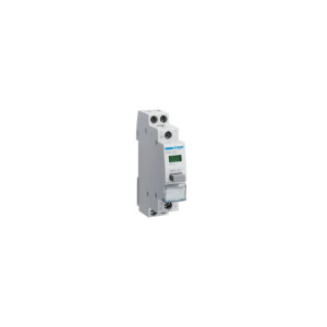 Przełącznik przyciskowy 2NO LED zielona Ith=16A 230VAC; SVN433, HAGER