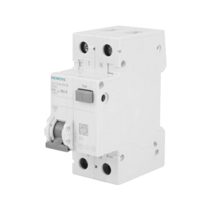 Wyłącznik różnicowoprądowy z członem nadprądowym RCBO 2P B10A 30mA typ AC 6KA; 5SU1356-0KK10, SIEMENS