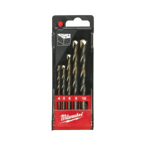 Wiertła do betonu cylindryczne widiowe 4-10mm, zestaw 5szt; 4932352333 MILWAUKEE