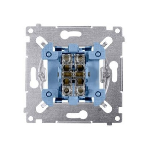 SIMON54 Przycisk podwójny zwierny (mechanizm)10AX, 250V~, szybkozłącza