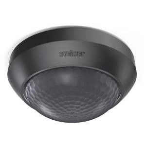 Czujnik obecności i ruchu n/t IS 2360-3 ECO fi 24m max. 2000W IP54 230V czarny; ST081706, STEINEL