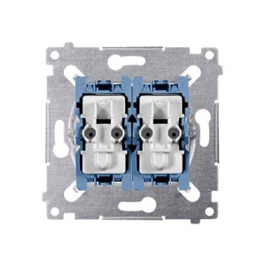 SIMON54 Łącznik krzyżowy podwójny (mechanizm) 10AX, 250V~, szybkozłącza