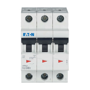 FAZ-C40/3 Wyłącznik nadprądowy 3P C 40A 15kA AC FAZ C40/3 278877