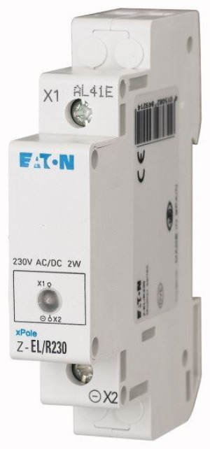Lampka modułowa 1x czerwona 110-240VAC/DC, Z-EL/R230; 284921, EATON ELECTRIC