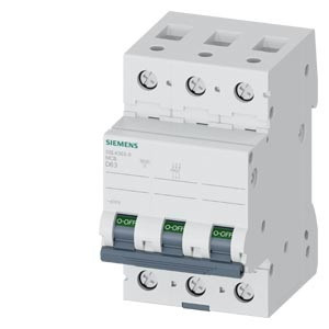 Wyłącznik nadprądowy 3P D63A 10kA 400V; 5SL4363-8 SIEMENS