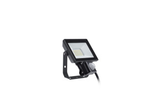 Naświetlacz LED z czujnikiem ruchu 20W 1900lm, barwa światła neutralna biel 4000K, obudowa IP65 IK06 czarna, 35000h, PILA BVP008 20W 4000K MDU
