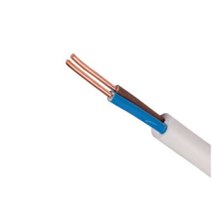 Przewód YDY 2x1,0 450/750V instalacyjny okrągły biały; ELEKTROKABEL