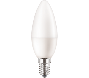 Żarówka LED E14 świeczka B35 2,8W 250lm 230VAC CorePro candle, barwa światła ciepłobiała 2700K, ekw.25W 15000h; PHILIPS