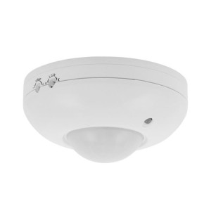 Czujnik ruchu natynkowy PIR ZONA JQ-37-W 360st., max.10m, t=15s-7min IP20; biały