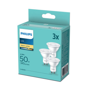 Żarówka LED GU10 4,7W 345lm 230VAC Corepro LEDspot barwa światła ciepło biała 36D 15000h; PHILIPS