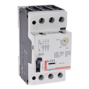 Wyłącznik silnikowy 3P 1,5kW 2,5-4A, M 250 1R/1Z; 606827 LEGRAND