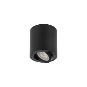Oprawa sufitowa punktowa fi80x85mm, GU10 max10W, IP20, czarny; BORD ONE DLP-50-B, KANLUX