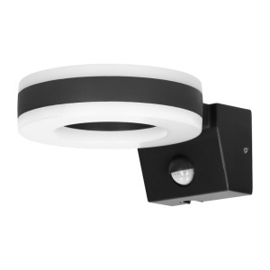 oprawa ogrodowa HOWLIT LED 20W z czujnikiem ruchu, 1800lm, IP65, 4000K, czarna