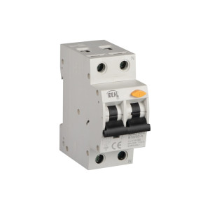 Wyłącznik różnicowo-nadprądowy 2P B 10A 0,03A 10kA, 30mA typ A; KRO10-2/B10/30-A; 32883, IDEAL KANLUX