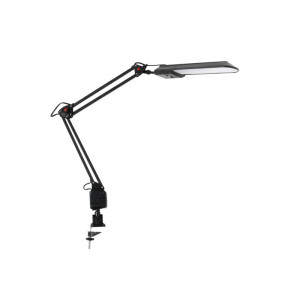 lampka biurkowa HERON II LED B max.4,8W, barwa 4000K, 430lm, Czarna (przytwierdzana do blatu)