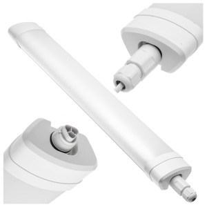 Oprawa hermetyczna OMNIA LED BIS, 60W, 6000 lm, 120 cm, AC175-250V, 50-60Hz, IP65, 4000K neutralna biel; LD-OMN120-60B, GTV