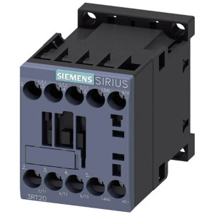 Stycznik mocy 3P 7A 3kW AC-3 400V, cewka 24VDC, styk pomocniczy 1NO (1Z), wielkość S00, zaciski śrubowe; 3RT2015-1BB41 SIEMENS