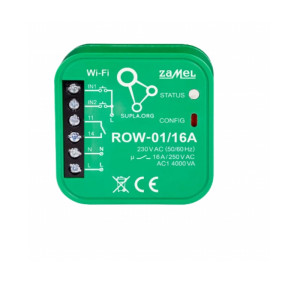 ROW-01/16A odbiornik WI-FI dopuszkowy 1-kanałowy, dwukierunkowy SUPLA