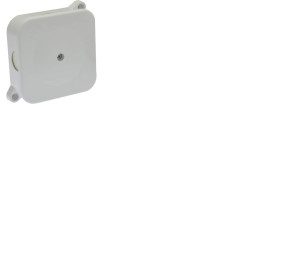 Puszka natynkowa hermetyczna P-2, wymiary: 72x72x28mm, pusta, IP44, biała; A.0016, PAWBOL