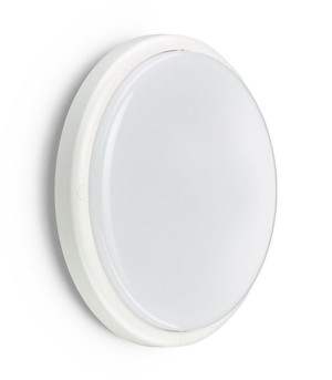 Plafon LED z czujnikiem ruchu 19W 1700lm, barwa światła ciepła biel 3000K, obudowa biała IP65 IK08 fi285mm wys.64mm, 120st 3 lata gwarancji, WL070V LED17S/830 PSU MDU II WH; PHILIPS