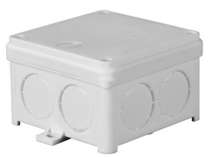 Puszka natynkowa IP67 80x80x47 biała, N80x80S