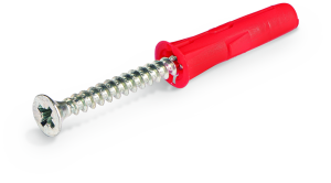 Kołek rozporowy uniwersalny UNO fi 6 z wkrętem 4,0x45 mm (opk=100szt); UNO-06+445 RAWLPLUG