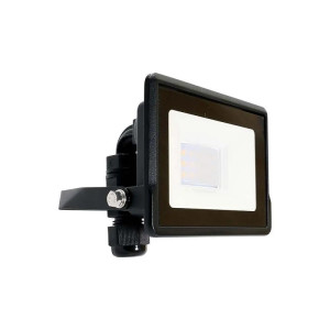 Naświetlacz LED 10W 735lm z mufą kablową, barwa światła: neutralna biel 4000K, obudowa czarna IP65, Chip Samsung; 20305 V-TAC