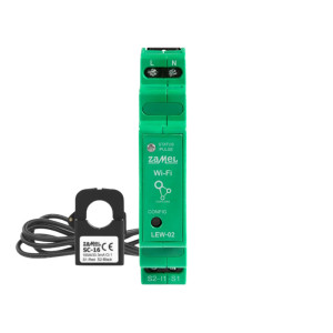 Monitor energii elektrycznej WI-FI 1-FAZOWY 100A TYP: LEW-02; SPL10000043, ZAMEL
