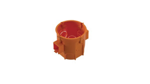 Puszka podtynkowa końcowa PK60 60 Lux głęboka łączeniowa, pomarańczowa, bez wkrętów, opk=110szt; A.0006BLP, PAWBOL