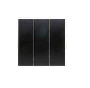 B.X Klawisze do łączników 3-klawiszowych, antracyt mat: linia projektowa: B.Kwadrat/B.3/B.7; BERKER by HAGER