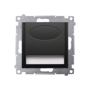 SIMON54 Oprawa oświetleniowa LED, 230 V AC, 1.1 W, białe neutralne 4000 K; czarny mat