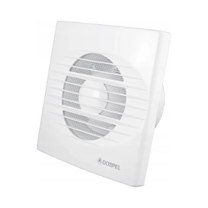 Wentylator ścienny osiowy fi100mm 100m3/h 40dB 15W, biały, RICO 100 S; 007-4200, DOSPEL
