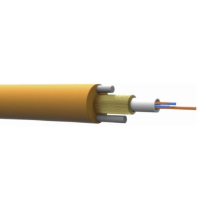 Kabel światłowodowy ziemny tcDAC-4J ( Z-XOTKtcdDb lub A-DQ(ZN)B2Y ) , 5.3mm, G657A1, pomarańczowy (2km); 23527 ELPIO
