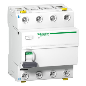 Wyłącznik różnicowoprądowy Acti9 iID-80-4-30-AC 80A 4-biegunowy 30mA typ AC; A9Z11480, SCHNEIDER ELECTRIC