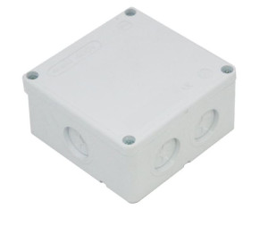 Puszka natynkowa odgałęźna 5x10mm2, IP44 6 dławic, wymiary: 131x131x71mm; 038, TAREL