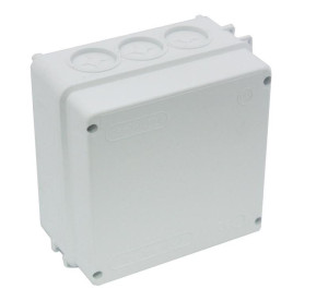 Puszka natynkowa odgałęźna 5x25mm2, IP44 6 dławic, wymiary: 166x166x100mm; 039, TAREL