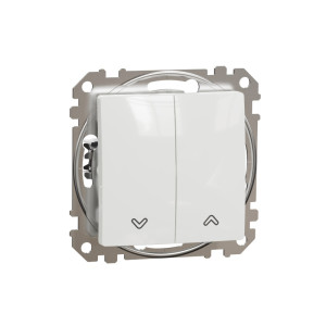 Sedna Design & Elements Przycisk żaluzjowy, biały; SDD111114, SCHNEIDER ELECTRIC