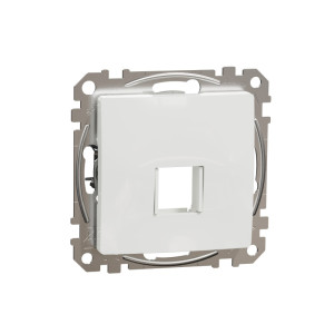 Sedna Design & Elements Płytka centralna do wkładów Keystone (HDmI, VgA, RJ45, RJ11), białe; SDD111421, SCHNEIDER ELECTRIC