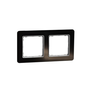 Sedna Elements Ramka 2-krotna, szkło czarne; SDD361802 SCHNEIDER ELECTRIC