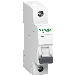 Wyłącznik nadprądowy 1P C 4A 6kA AC, K60N-C4-1; A9K02104, SCHNEIDER ELECTRIC
