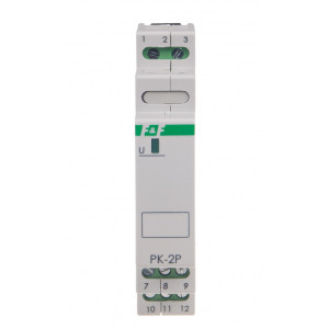 Przekaźnik elektromagnetyczny PK-2P, 24V AC/DC, styk: 2P - przełączny, 2x8A, 1M