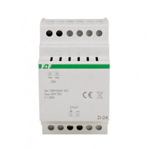 Zasilacz impulsowy 24V DC 1,25A 3M; ZI-24, F&F FILIPOWSKI